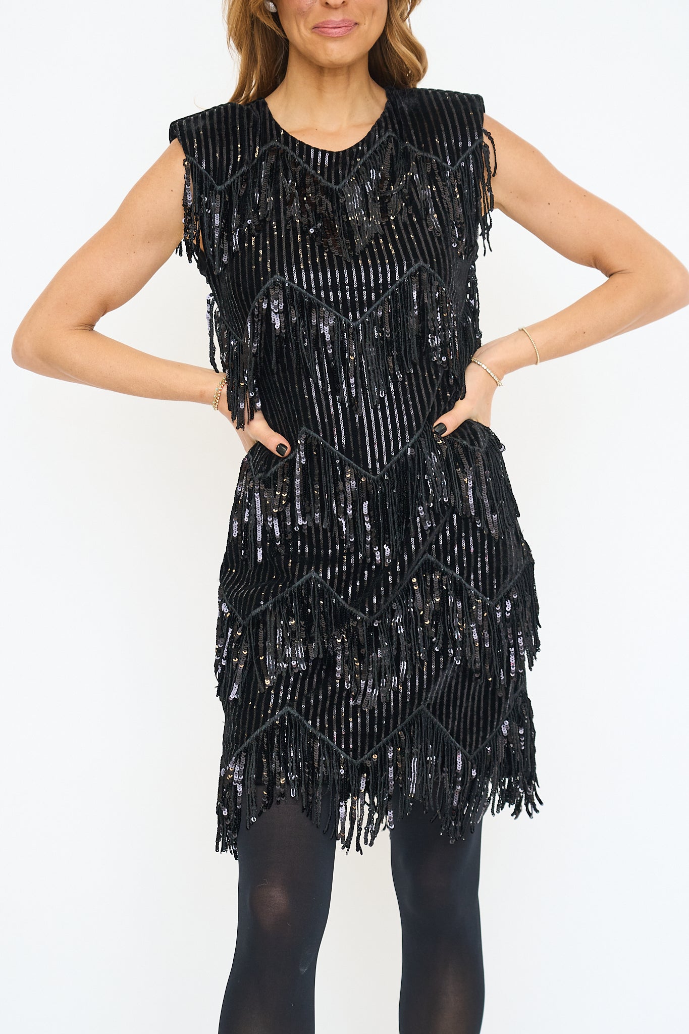 Astoria Sequin Fringe Minidress – Lady Hart