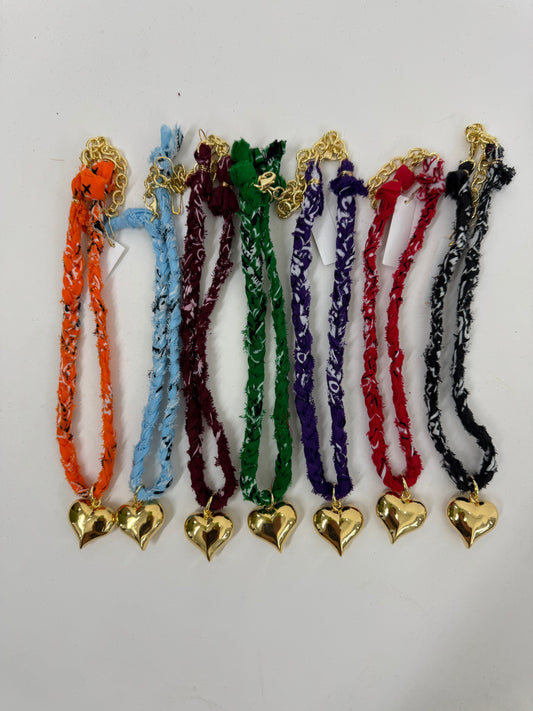 Gameday Love Bandana Necklace