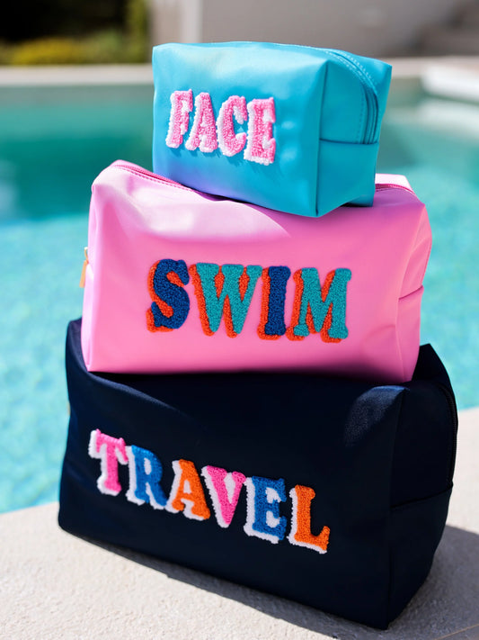 Travel Oversized Zip Pouch