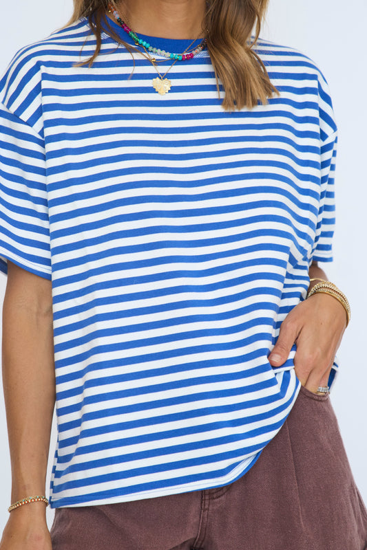 Cassandra Striped Tee