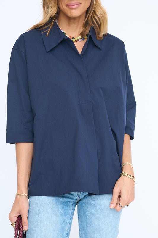 Kaia Oversized Button Down Top
