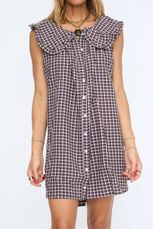 Belle Checkered Mini Dress