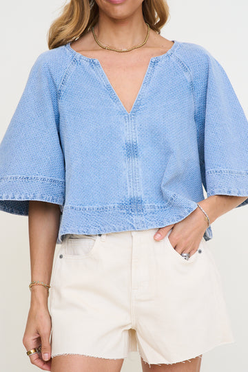 Citrine Blouse Light Blue