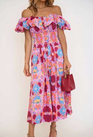 Elora Floral Maxi Dress