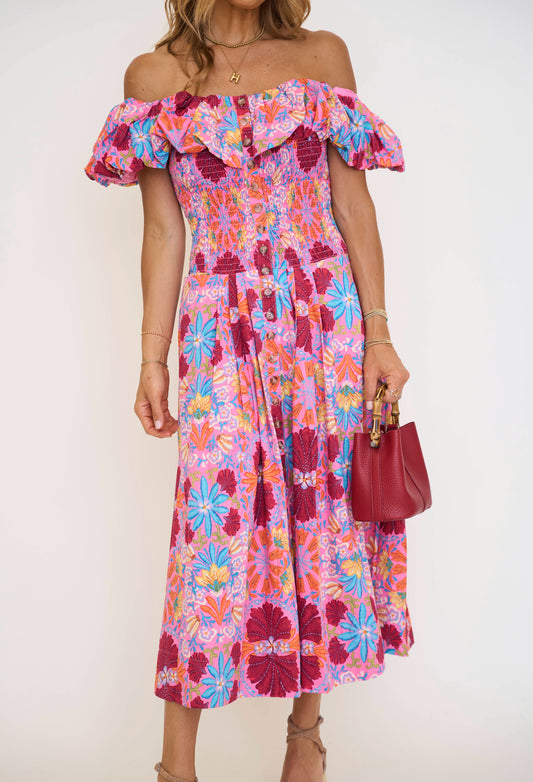 Elora Floral Maxi Dress