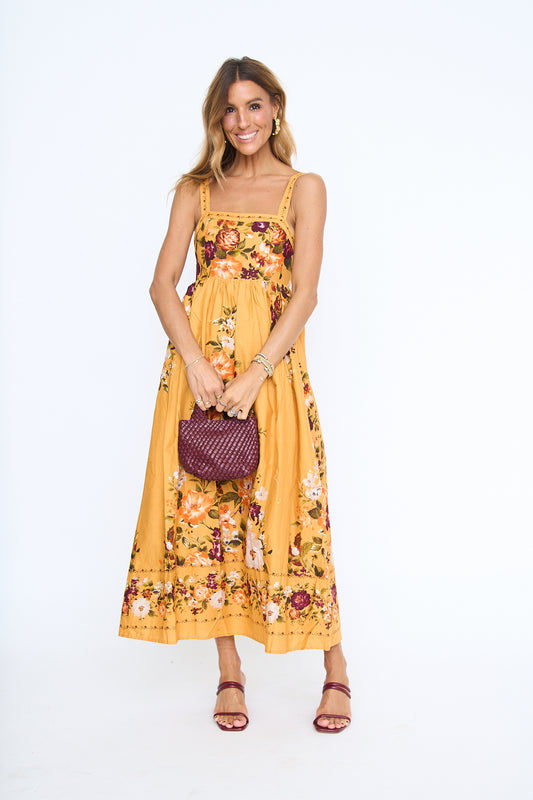 Maribel Floral Midi Dress