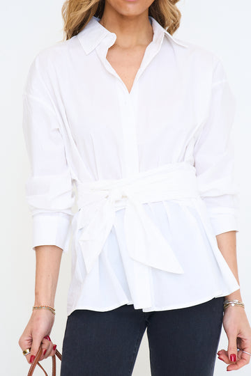 Waist Tie Detail Shirt