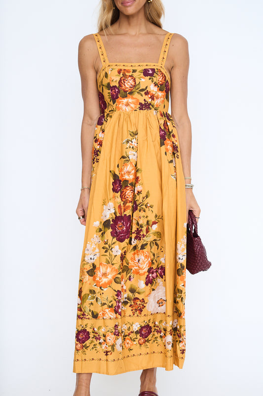 Maribel Floral Midi Dress
