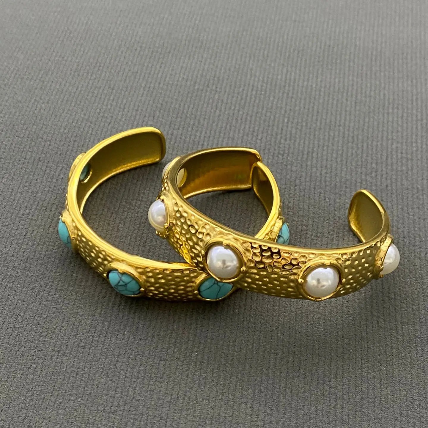 18k Gold Plated Steel Cuff – Lady Hart