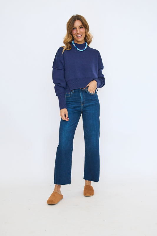 Marble Resin Disc Beaded Necklace