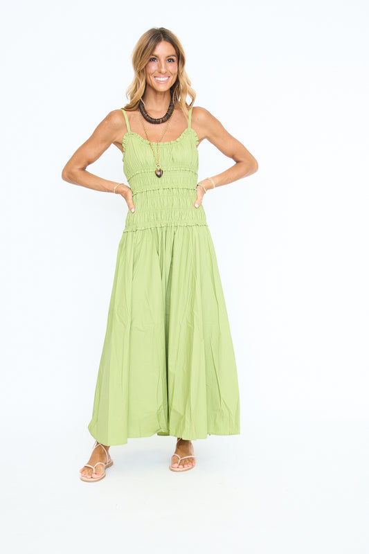 Isla Smock Maxi Dress
