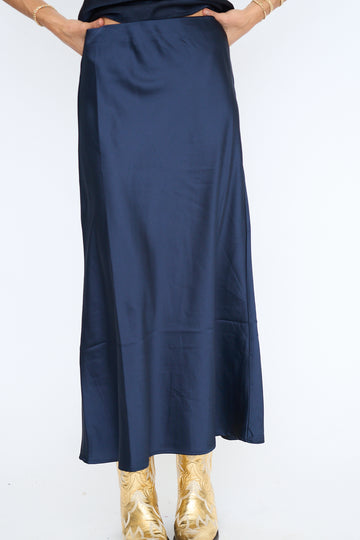 Satin Maxi Skirt