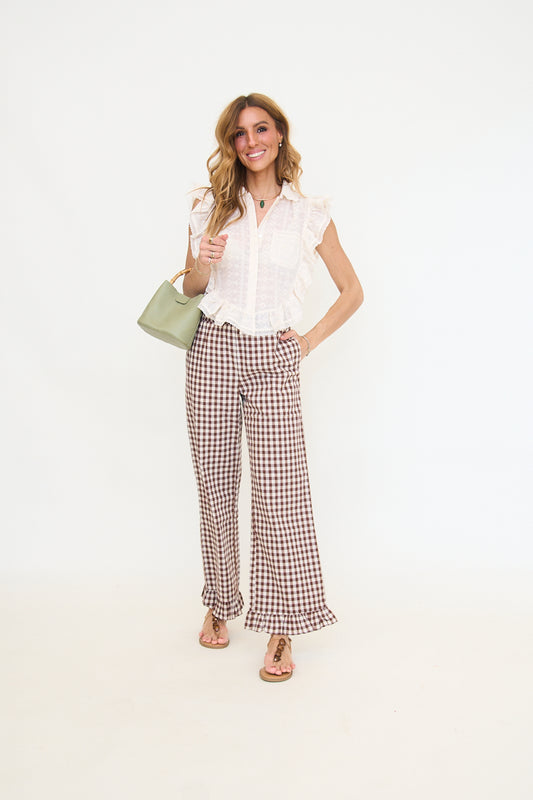 Gingham Checker Pants