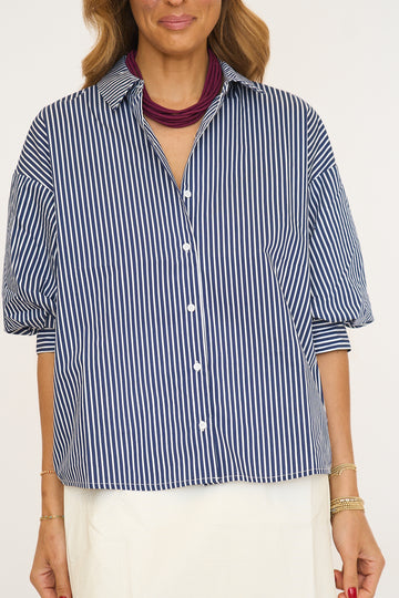 Striped Button Down Shirt