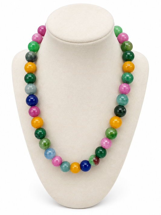 Gemstone Multi Bead Necklace