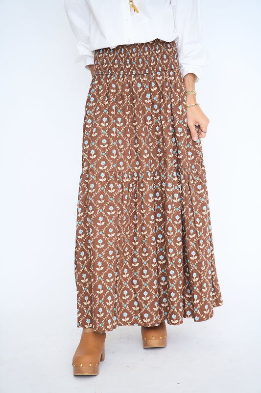 Cedar Bloom Maxi Skirt