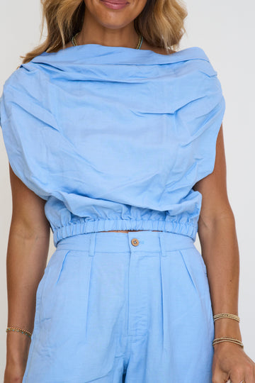 Here Comes the Sun Linen Top