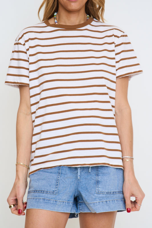 Short Sleeve Striped Tee