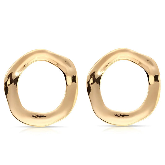 Open Circle Earrings