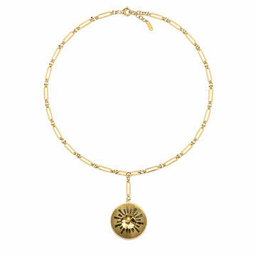 Camellia Pendant Chain Necklace
