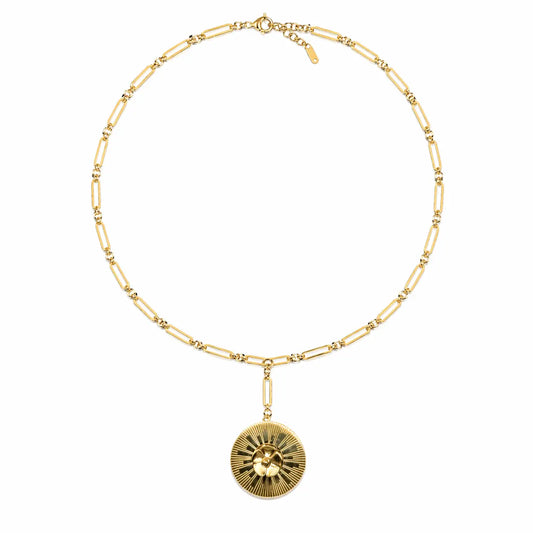 Camellia Pendant Chain Necklace