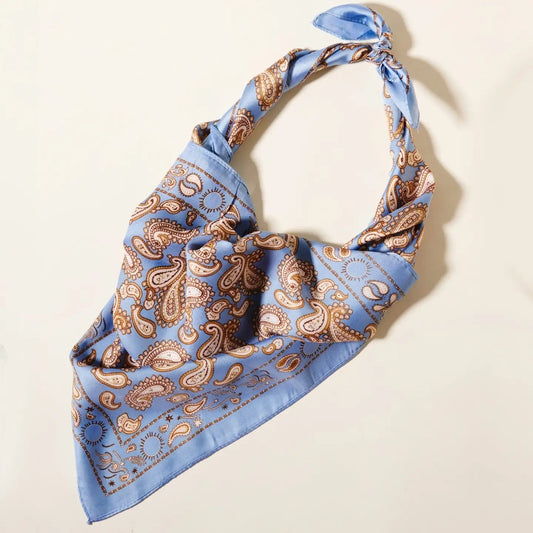 Paisley Silk Bandana