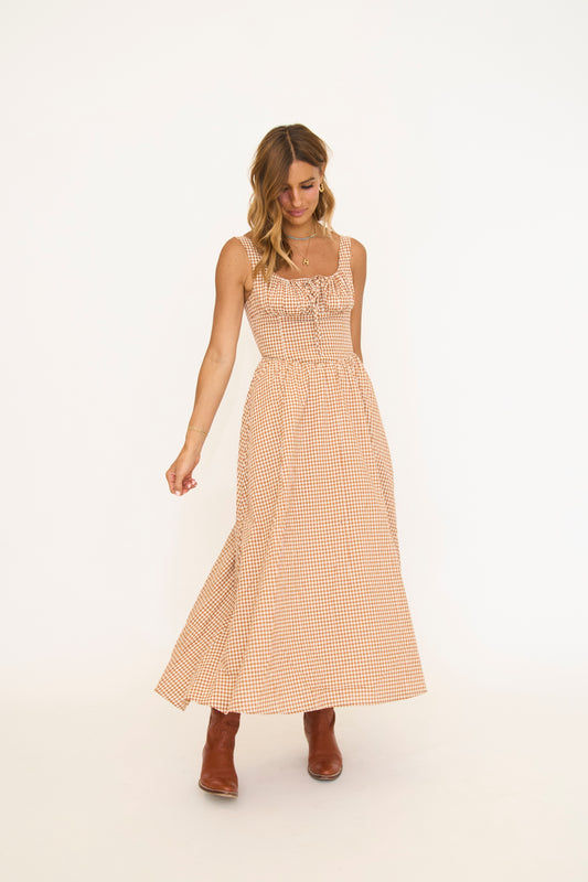 Sienna Corset Bodice Maxi Dress