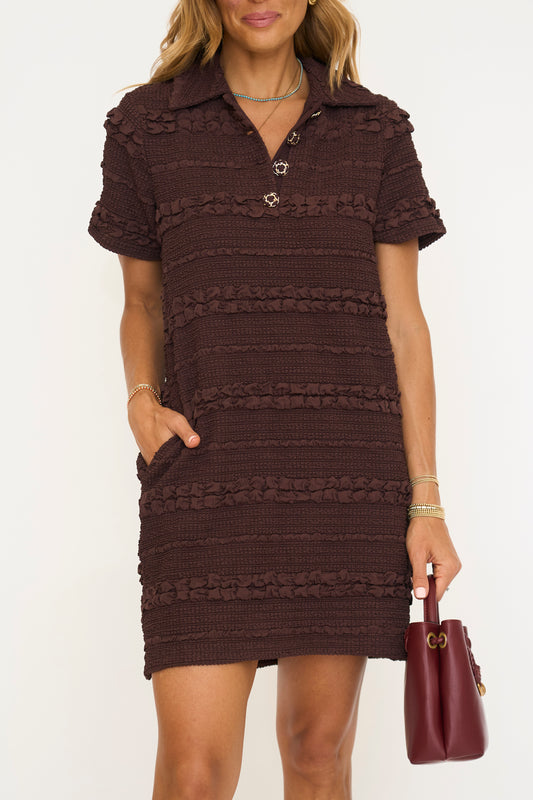 Textured Mini Dress
