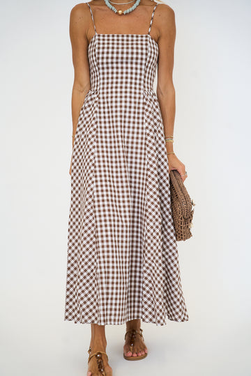 Kalley Sleeveless Cotton Maxi Dress