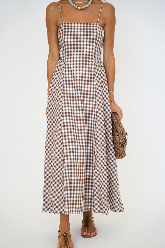 Kalley Sleeveless Cotton Maxi Dress