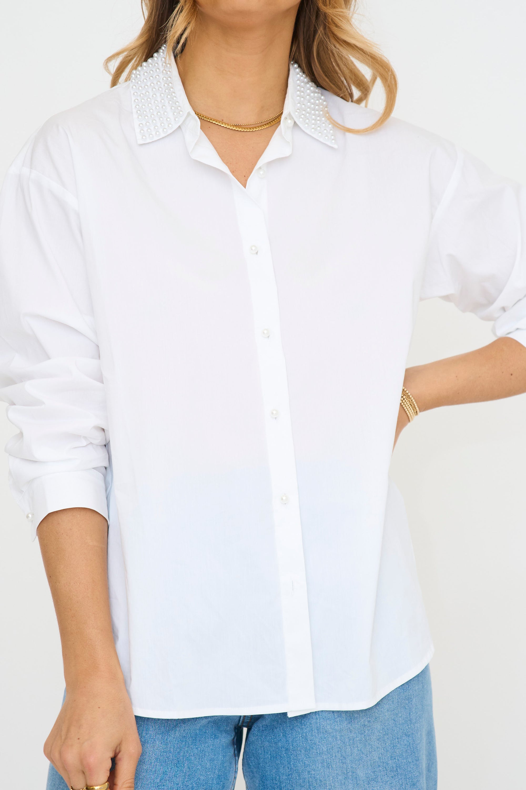 Torin Pearl Button Down