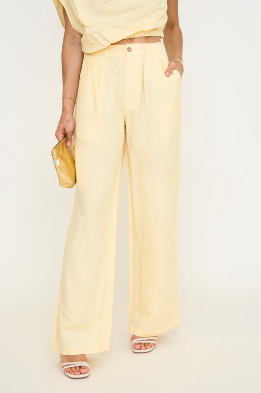Here Comes the Sun Linen Pants