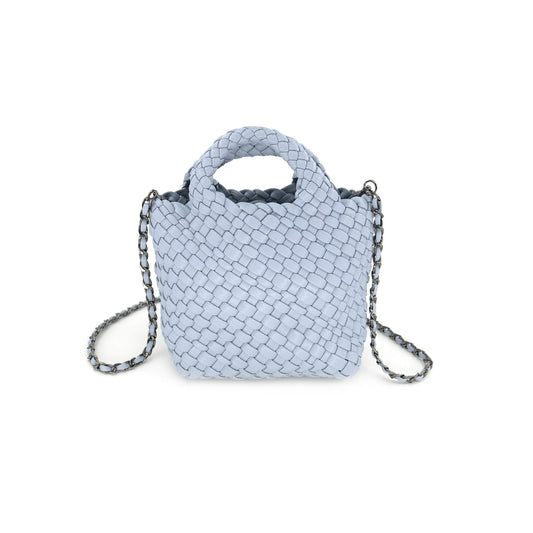 Woven Leather Mini Bag