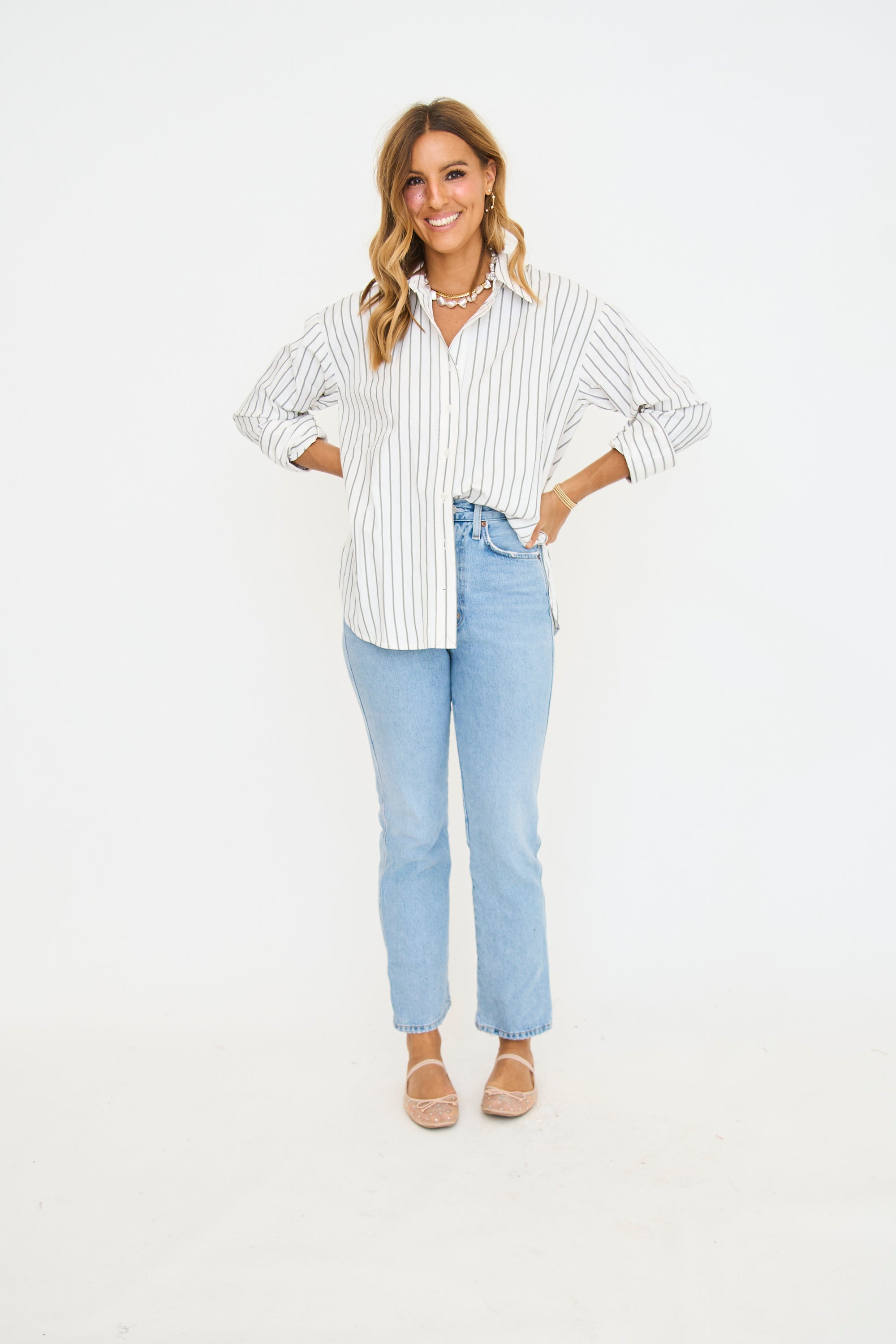 Bethany Buttondown Top