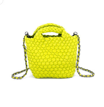 Woven Leather Mini Bag
