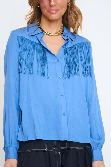 Fringe Button Up Shirt