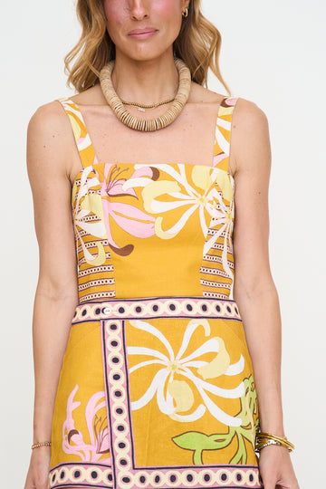 Loren Floral Print Crop Top