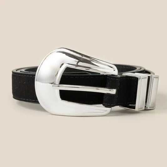 Western Style Statement Buckle Belt