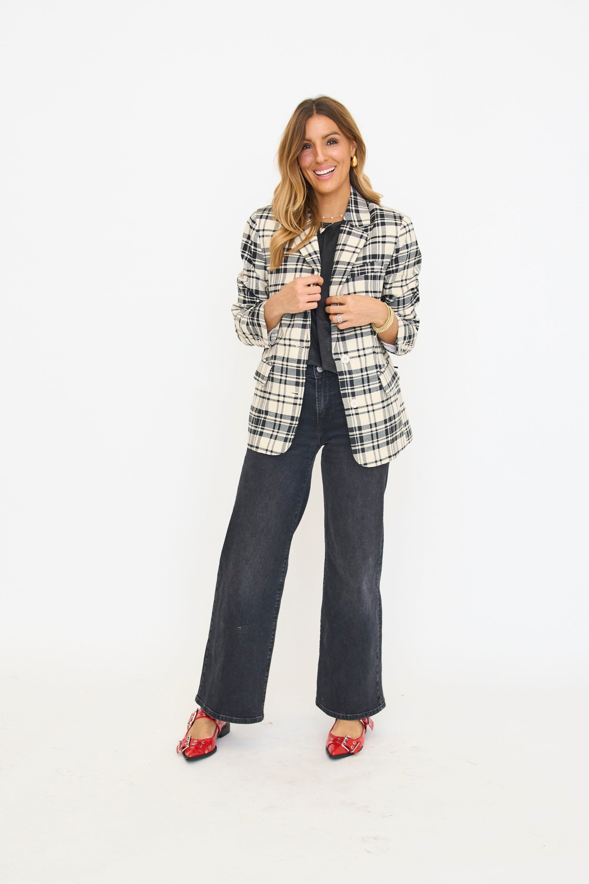 Statement Plaid Blazer