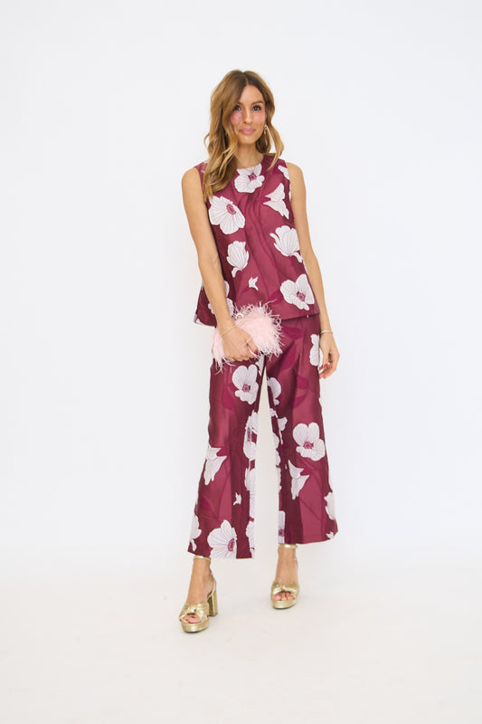 Ruby Floral Pant Set