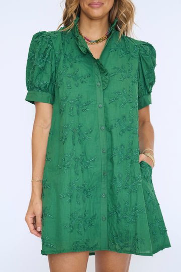 Gretchen Applique Mini Dress