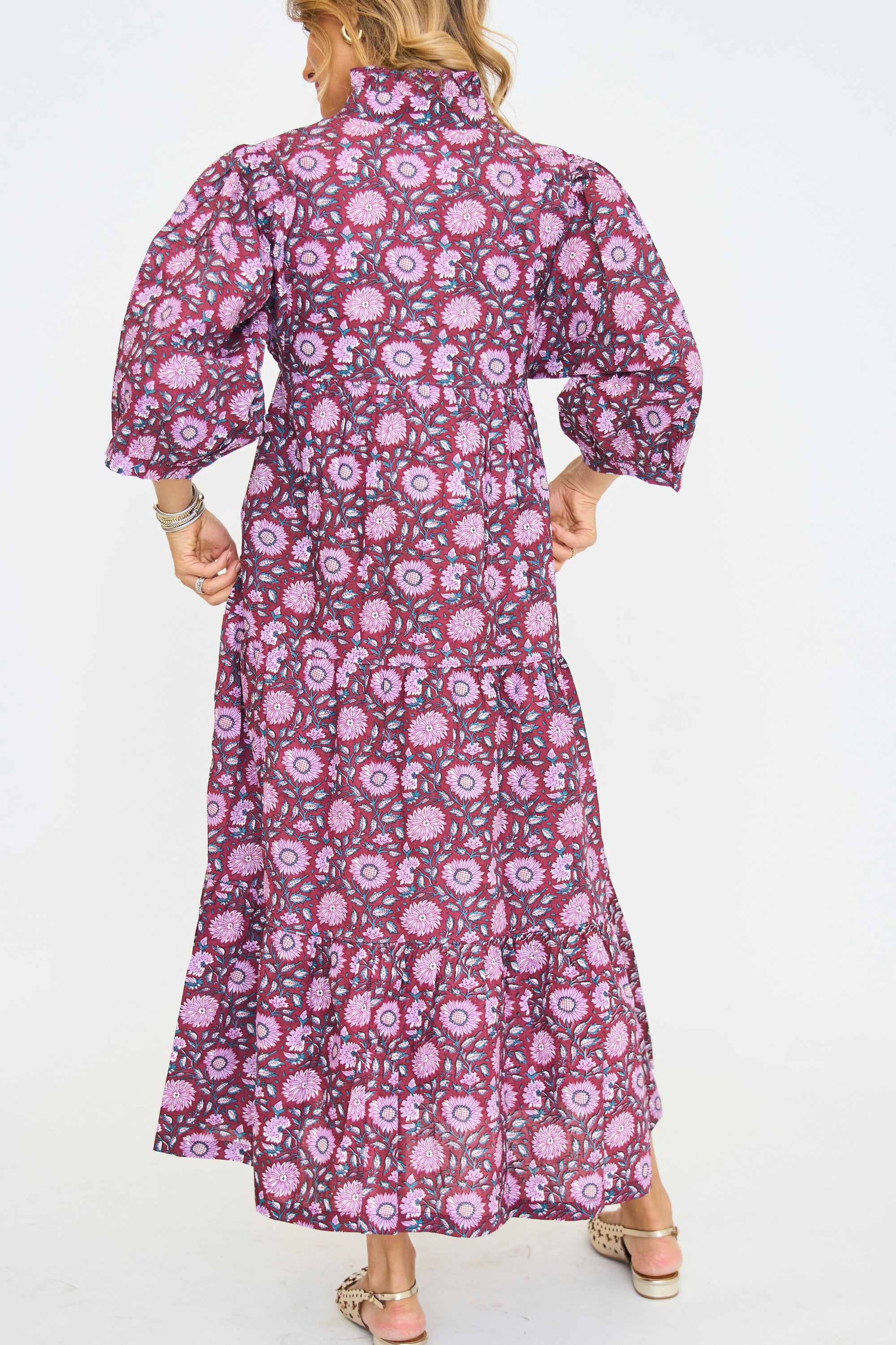 Palmetto Print Dress