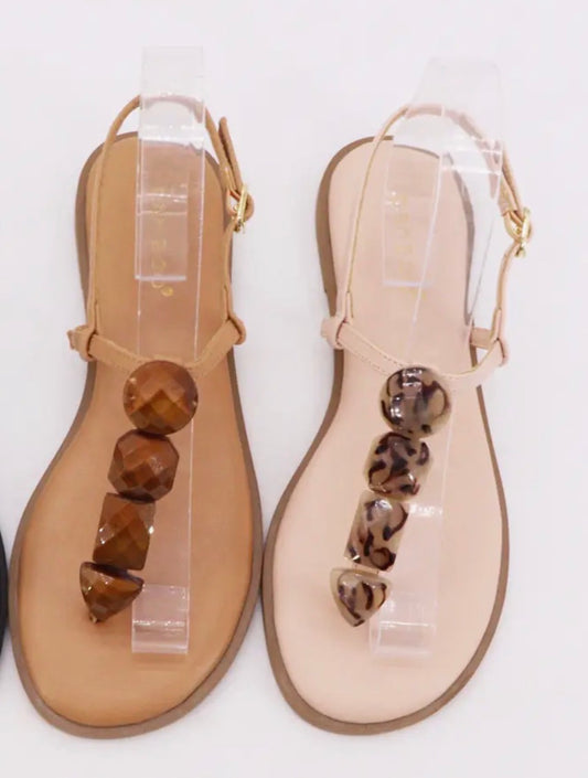 Gemma Beaded Sandals