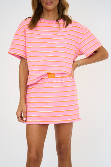 Striped Lounge Skort Set
