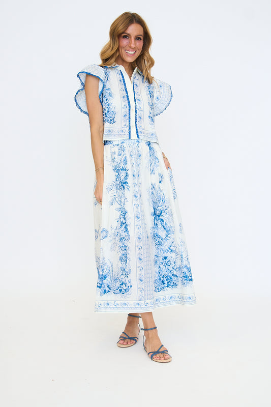 Whispy Breeze Midi Skirt