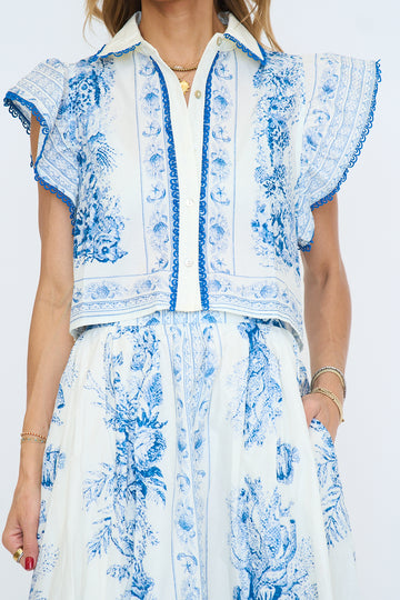 Whispy Ruffle Detail Top