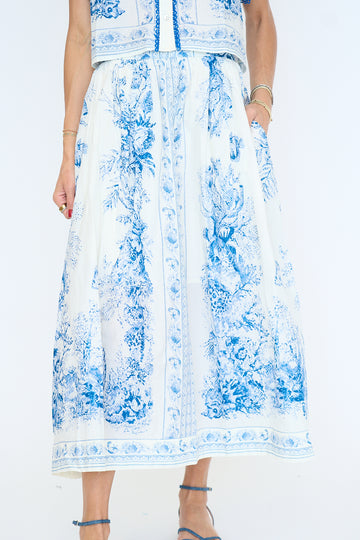Whispy Breeze Midi Skirt