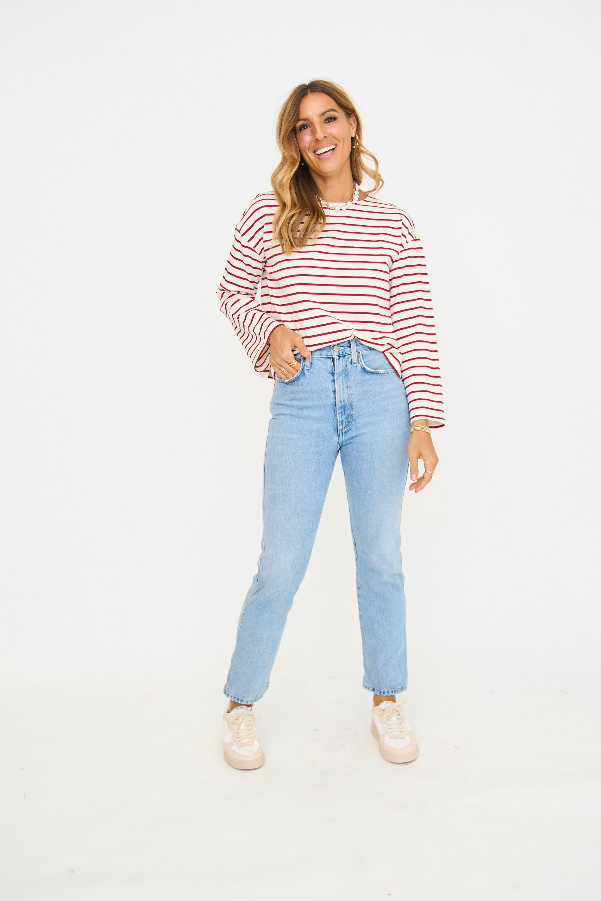 Janna Stripe Tee