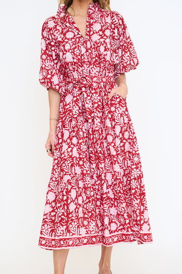 Amelia Maxi Dress - Red