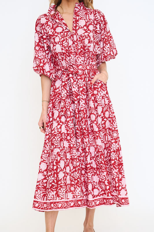 Amelia Maxi Dress - Red